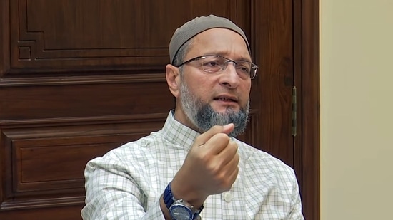 AIMIM chief Asaduddin Owaisi.(ANI)