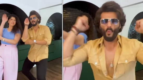 Arjun Kapoor and sister Anshula Kapoor dance to The Punjaabban Song from JugJugg Jeeyo.