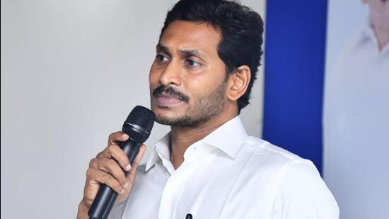 Though on paper there are 14 candidates in the fray for the by-election to Atmakuru Assembly constituency, the contest is only between the YSR Congress and the BJP. (HT Archives)