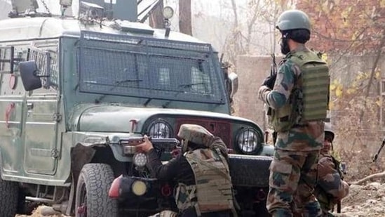Two separate encounters between terrorists and security forces broke out in Jammu and Kashmir. (Representative Image/ANI)(HT_PRINT)