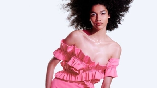 Zara's pinkparty dresses are made from recycled greenhouse gases
