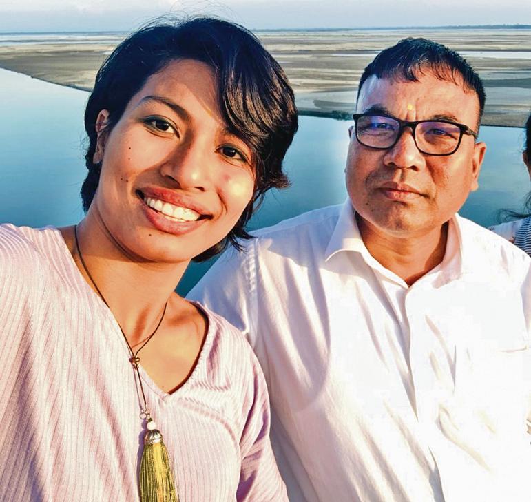 Olympic bronze medallist Lovlina Borgohain says her father, Tiken Borgohain is her role model.