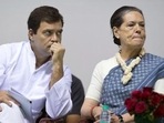 Congress president Sonia Gandhi and Rahul Gandhi.(Sushil Kumar/ Hindustan Times) Congress president Sonia Gandhi and Rahul Gandhi.(Sushil Kumar/ Hindustan Times)