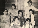 Bobby Deol posed with father Dharmendra, mother Prakash Kaur, and his siblings in throwback family photo. Bobby Deol posed with father Dharmendra, mother Prakash Kaur, and his siblings in throwback family photo.