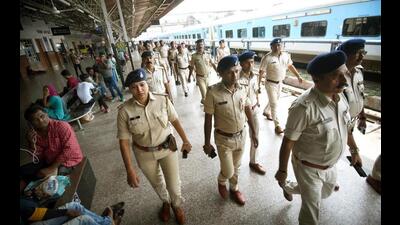At Patna railway station on Monday. (Santosh Kumar/HT Photo) At Patna railway station on Monday. (Santosh Kumar/HT Photo)
