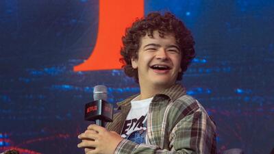 Gaten Matarazzo aka Dustin Henderson from Netflix show Stranger Things was 12 when he first appeared on the show in 2016. Gaten Matarazzo aka Dustin Henderson from Netflix show Stranger Things was 12 when he first appeared on the show in 2016.