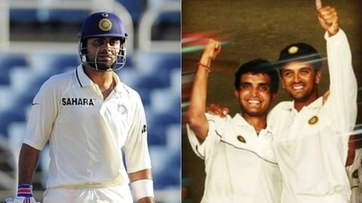 Virat Kohli; Rahul Dravid and Sourav Ganguly