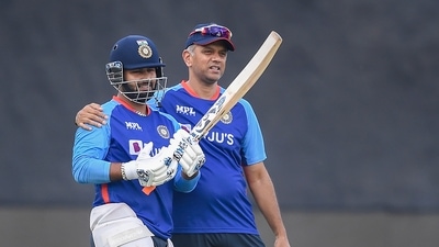 Dravid had taken over as head coach in November 2021. (PTI) Dravid had taken over as head coach in November 2021. (PTI)