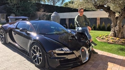 Ronaldo is known to own a plethora of luxury cars (Twitter) Ronaldo is known to own a plethora of luxury cars (Twitter)
