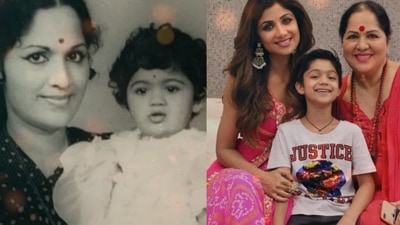 Shilpa Shetty has shared throwback pictures on mother Sunanda Shetty's birthday. Shilpa Shetty has shared throwback pictures on mother Sunanda Shetty's birthday.
