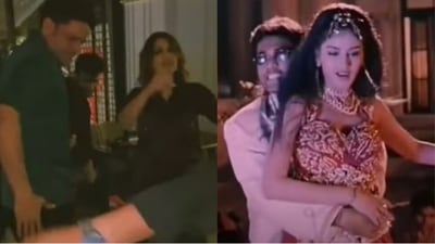 Jaideep Ahlawat and Sonali Bendre dance to her song Humma Humma. Jaideep Ahlawat and Sonali Bendre dance to her song Humma Humma.