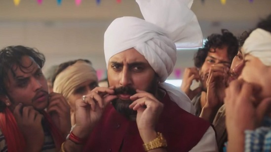 Abhishek Bachchan plays a stained politician who wishes to complete his high school diploma from jail in Dasvi.