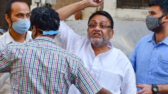NCP leader and Maharashtra minister Nawab Malik.(PTI) NCP leader and Maharashtra minister Nawab Malik.(PTI)