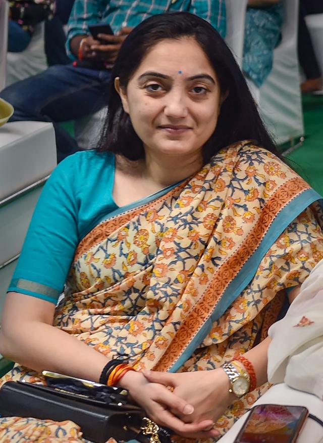 Former BJP spokesperson Nupur Sharma (Manvender Vashist)/PTI)
