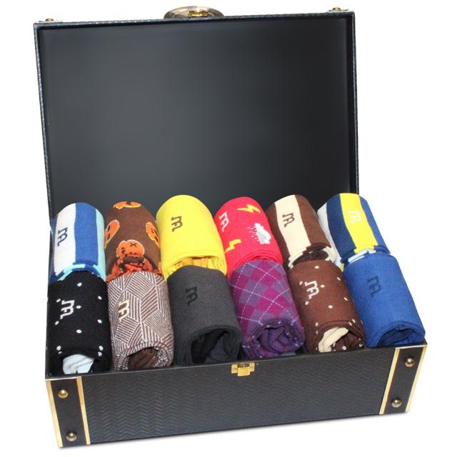 Socks have evolved from boring to being printed, bright and colourful. (The range of quicky drying moisture absorbing, quirky cotton socks by Man Arden)