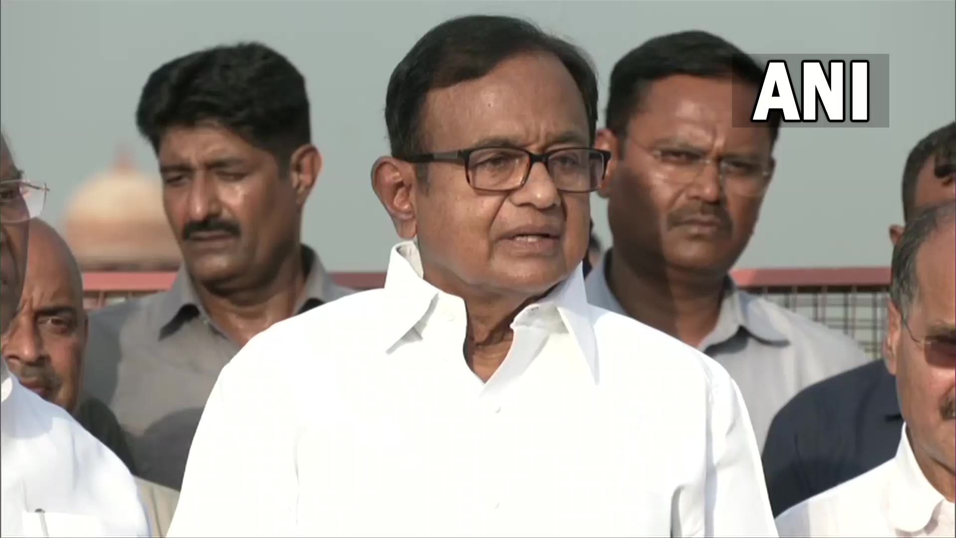 Congress leader P Chidambaram speaks to reporters after a meeting with the President. (ANI) Congress leader P Chidambaram speaks to reporters after a meeting with the President. (ANI)