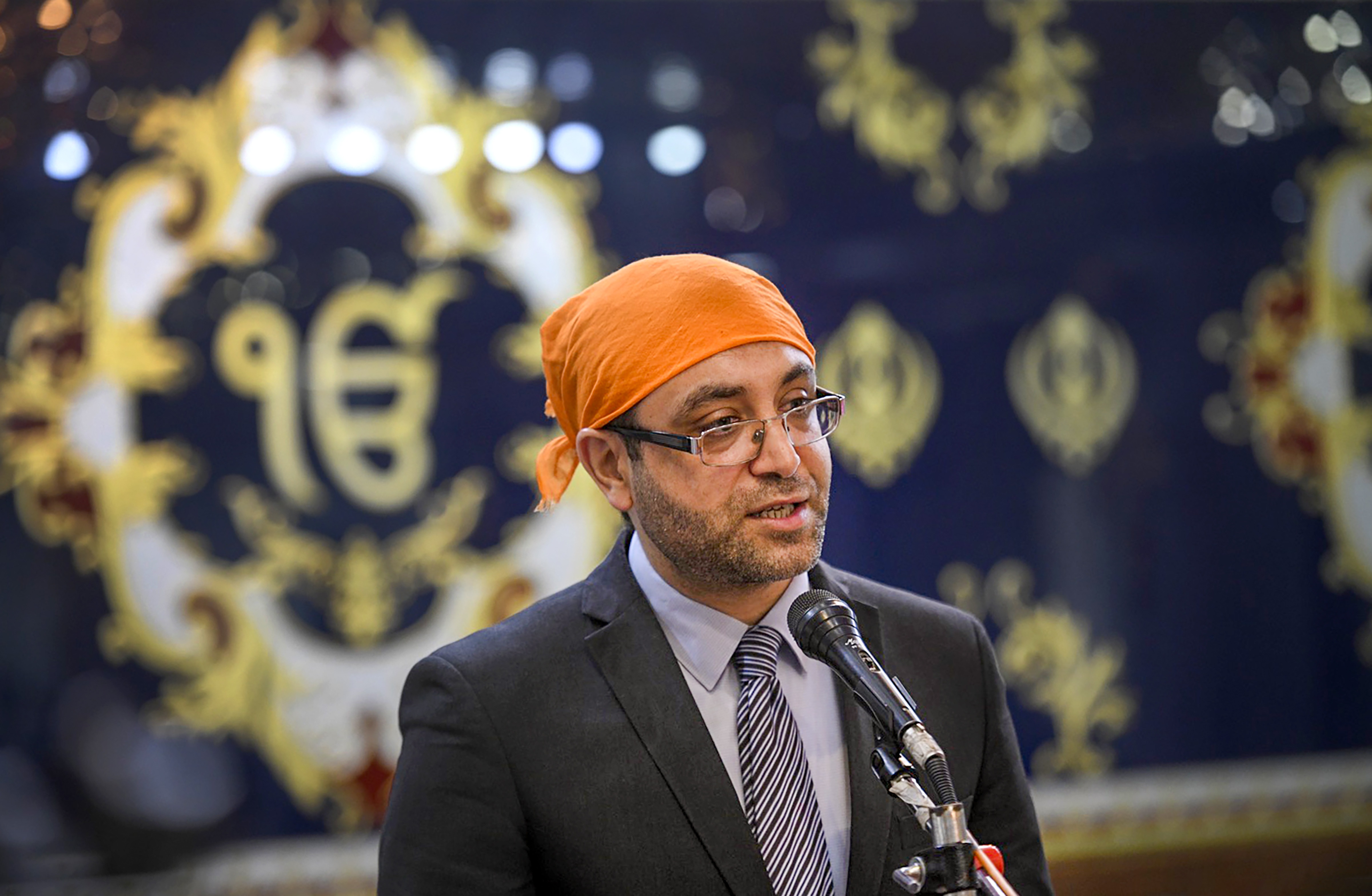 Afghanistan's ambassador to India Farid Mamundzay speaks during the 'antim ardas' and 'bhog' ceremony of Savinder Singh, in New Delhi, on June 20, 2022. (PTI) Afghanistan's ambassador to India Farid Mamundzay speaks during the 'antim ardas' and 'bhog' ceremony of Savinder Singh, in New Delhi, on June 20, 2022. (PTI)