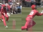 Lancashire wicketkeeper Dane Vilas pulls off spectacular catch Lancashire wicketkeeper Dane Vilas pulls off spectacular catch