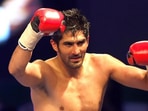 Vijender's unbeaten streak of 12 was broken during his last bout in Goa.(HT Photo) Vijender's unbeaten streak of 12 was broken during his last bout in Goa.(HT Photo)