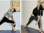 Anushka Sharma doing yoga during different phases of her life.&nbsp;