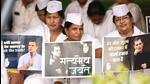 Congress workers protest against the ED’s questioning of Rahul Gandhi in New Delhi. (HT Photo) Congress workers protest against the ED’s questioning of Rahul Gandhi in New Delhi. (HT Photo)