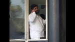 the legislators were told that Eknath Shinde would meet them at the border check-post in Talasari in Palghar district (Kunal Patil/ Hindustan Times) the legislators were told that Eknath Shinde would meet them at the border check-post in Talasari in Palghar district (Kunal Patil/ Hindustan Times)