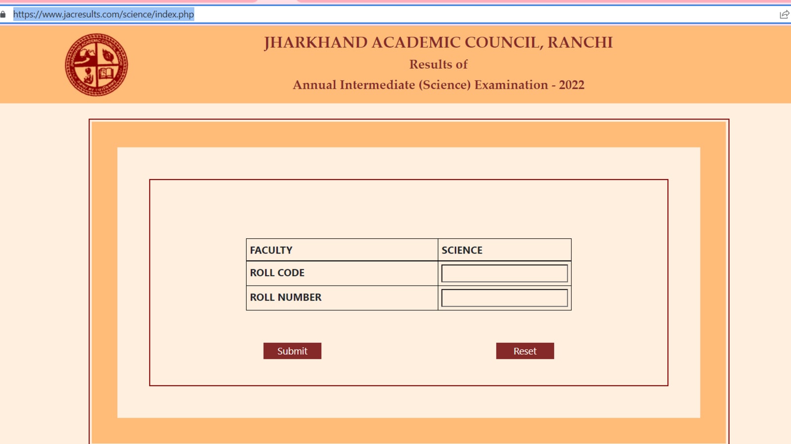 JAC Jharkhand Board 12th Result 2022 Live: Science Results declared, link here