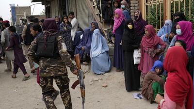 The decision was taken because of the Taliban’s failure to deliver on pledges to protect the rights of women and children. (AP) The decision was taken because of the Taliban’s failure to deliver on pledges to protect the rights of women and children. (AP)