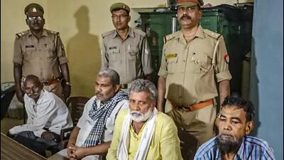 The crackdown against the accused started on June 15 after the SIT held four prime accused —Vijay Narayan Singh, Yogendra Singh, Saifullah, and Abdul Rahman — from Ghatampur in Kanpur. (PTI FILE PHOTO) The crackdown against the accused started on June 15 after the SIT held four prime accused —Vijay Narayan Singh, Yogendra Singh, Saifullah, and Abdul Rahman — from Ghatampur in Kanpur. (PTI FILE PHOTO)