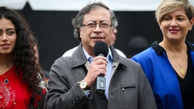 Colombia's nesly-elected president Gustavo Petro. (REUTERS)