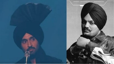 Diljit Dosanjh paid tribute to late singer Sidhu Moose Wala. Diljit Dosanjh paid tribute to late singer Sidhu Moose Wala.
