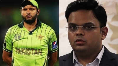 Shahid Afridi; BCCI secretary Jay Shah Shahid Afridi; BCCI secretary Jay Shah