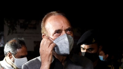 senior Congress leaders Ghulam Nabi Azad tests positive for Covid-19 (PTI) senior Congress leaders Ghulam Nabi Azad tests positive for Covid-19 (PTI)