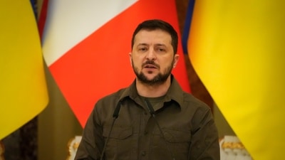 Ukrainian President Volodymyr Zelensky. (AP) Ukrainian President Volodymyr Zelensky. (AP)