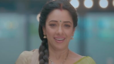 Rupali Ganguly in a still from Anupamaa.&nbsp;