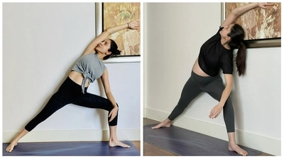 Anushka Sharma doing yoga during different phases of her life. Anushka Sharma doing yoga during different phases of her life. 