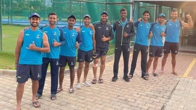 Bengal broke a 129-year old first class record in their match against Jharkhand (Cricket Association of Bengal) Bengal broke a 129-year old first class record in their match against Jharkhand (Cricket Association of Bengal)