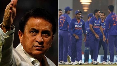 Sunil Gavaskar; Indian team