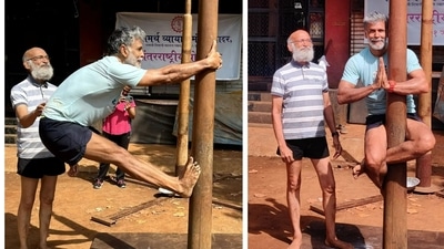 Is there anyone fitter than Milind Soman? The 56-year-old is all about fitness, who continues to inspire his fans each day. The model-actor makes his fans do compulsory push-ups if they want a selfie with him.&nbsp; 