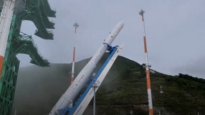 South Korea's second space rocket launch successfully puts satellites in orbit (REUTERS)