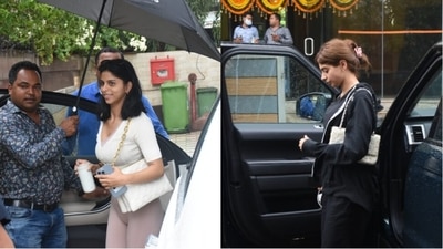 Suhana Khan and Khushi Kapoor were seen in Andheri. Suhana Khan and Khushi Kapoor were seen in Andheri.