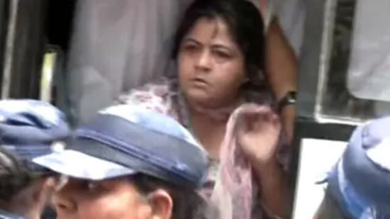 Netta D'Souza spat at cops while being detained by Delhi Police. (ANI)