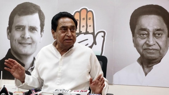 Congress leader Kamal Nath.(ANI) Congress leader Kamal Nath.(ANI)