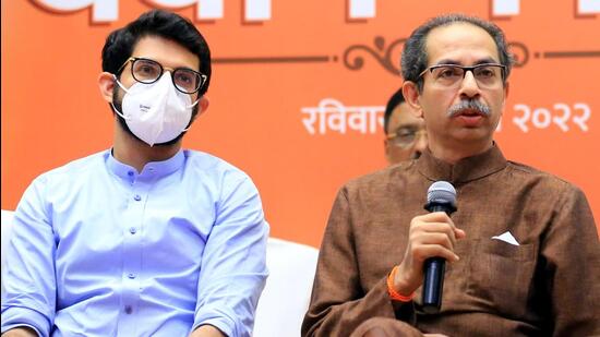 Maharashtra chief minister Uddhav Thackeray may utilise anti-defection laws to quell dissidence within the Shiv Sena and bring back stability in the government. (HT PHOTO.)