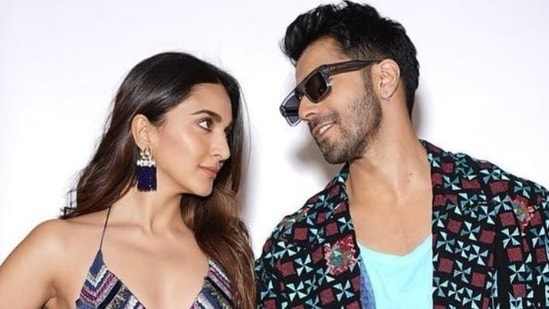 Kiara Advani and Varun Dhawan during JugJugg Jeeyo promotions.(Instagram)