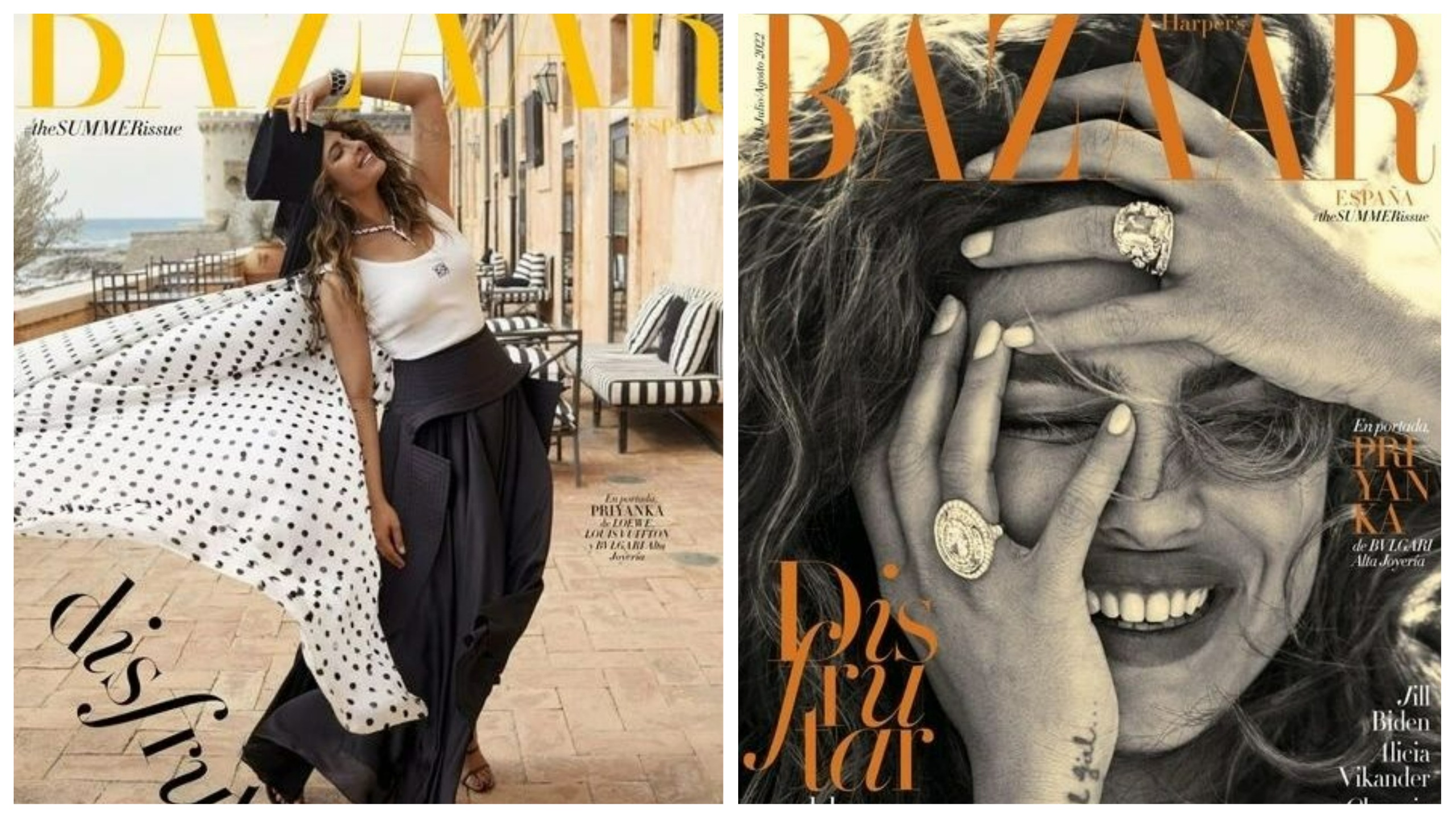 Priyanka Chopra on Harper's Bazaar Spain. Priyanka Chopra on Harper's Bazaar Spain. 