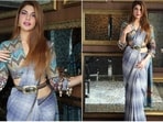 Jacqueline Fernandez is gearing up for the release of her forthcoming film Vikrant Rona which is a Kannada fantasy action-adventure thriller film. The Kick actor is currently in Bangalore along with the team. She recently graced a film's event in ethnic wear with a contemporary touch.(Instagram/@jacquelinef123)