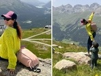 Mira Rajput shared photos from a trek during a Switzerland holiday with son Zain Kapoor and their family. Mira Rajput shared photos from a trek during a Switzerland holiday with son Zain Kapoor and their family.