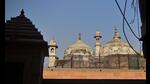 This picture taken on May 19, 2022 shows a view of the Gyanvapi Mosque after its survey by a commission in Varanasi. (Photo by Sanjay KANOJIA / AFP) (AFP) This picture taken on May 19, 2022 shows a view of the Gyanvapi Mosque after its survey by a commission in Varanasi. (Photo by Sanjay KANOJIA / AFP) (AFP)
