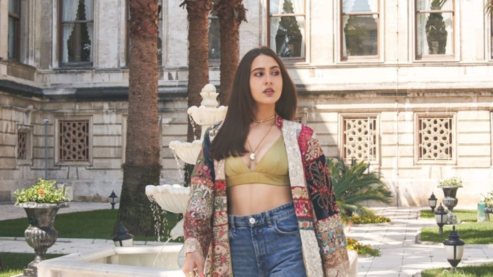 Sara Ali Khan rocks Bohemian style in ₹3 lakh patchwork jacket